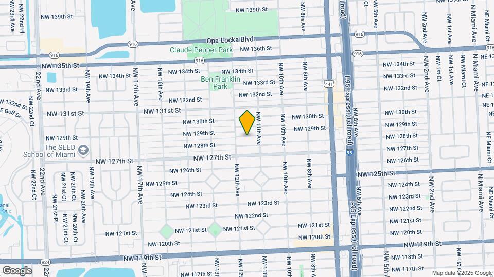 1140 NW 128th Ter Mapa y Detalles de la Ubicación
