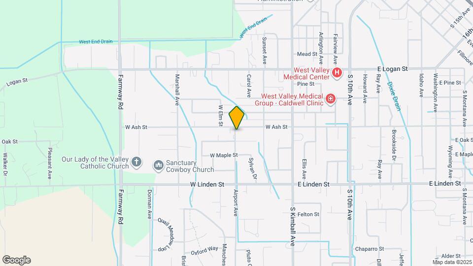 2107 Airport Ave Map and Location Details