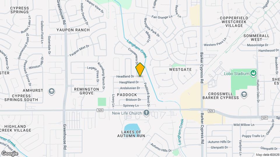 18511 Headland Dr Map and Location Details