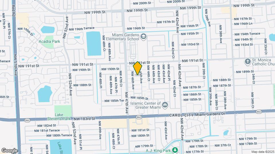 18913 NW 46th Ave Map and Location Details