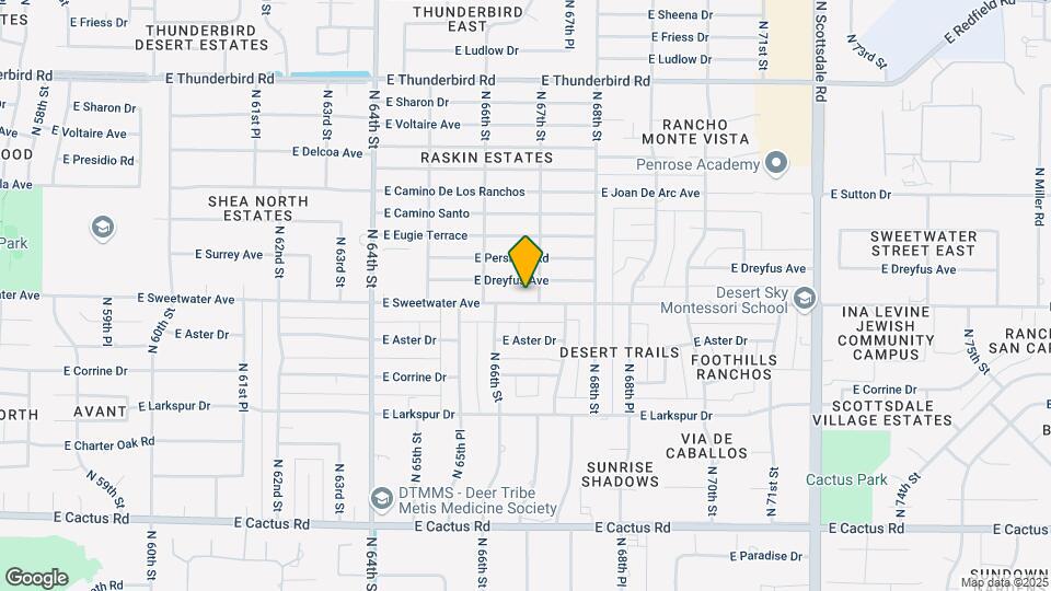 6640 E Sweetwater Ave Map and Location Details