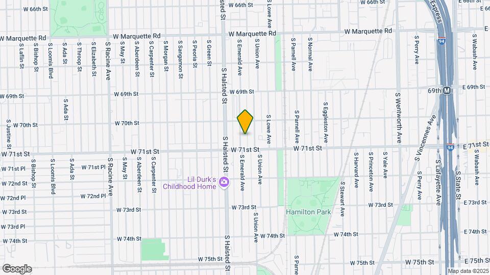 7033 S Emerald Ave Mapa y Detalles de la Ubicación