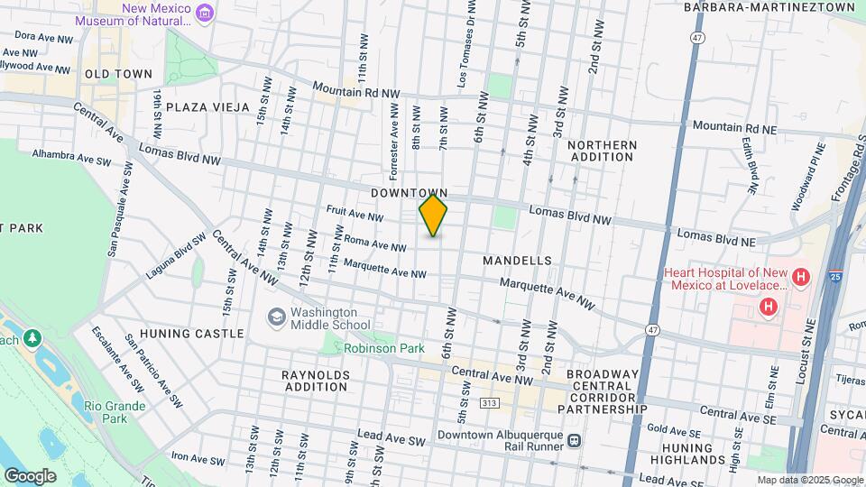 709 Roma Ave NW Mapa y Detalles de la Ubicación