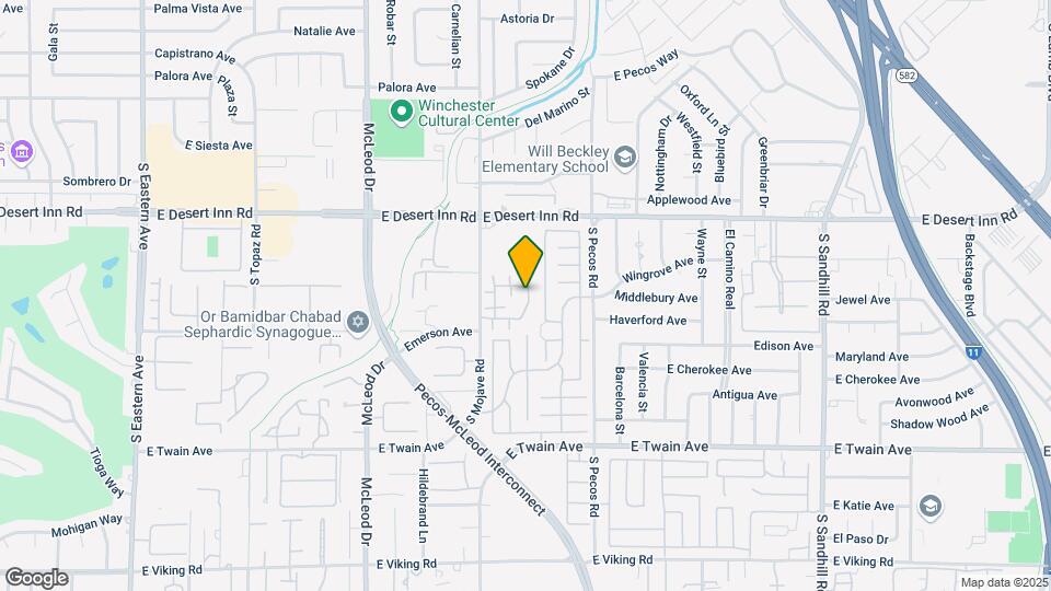 3451 Nightflower Ln Mapa y Detalles de la Ubicación