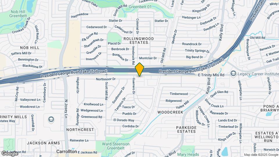 2200 E Trinity Mls Rd Map and Location Details