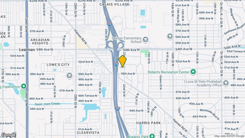 5036 22nd St N Map and Location Details
