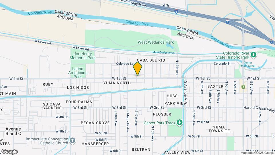 1686 W 1st St Mapa y Detalles de la Ubicación