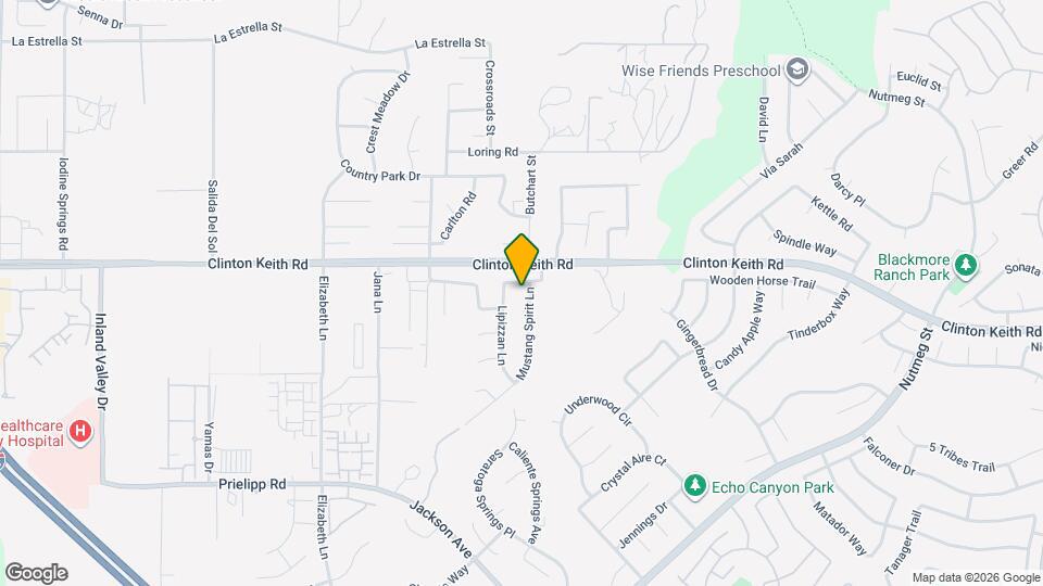 36029 Mustang Spirit Ln Mapa y Detalles de la Ubicación