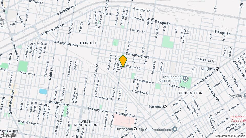 3052 N Lee St Map and Location Details