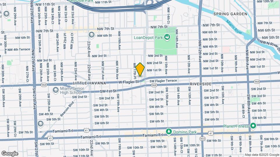 16 NW 17th Ct Map and Location Details