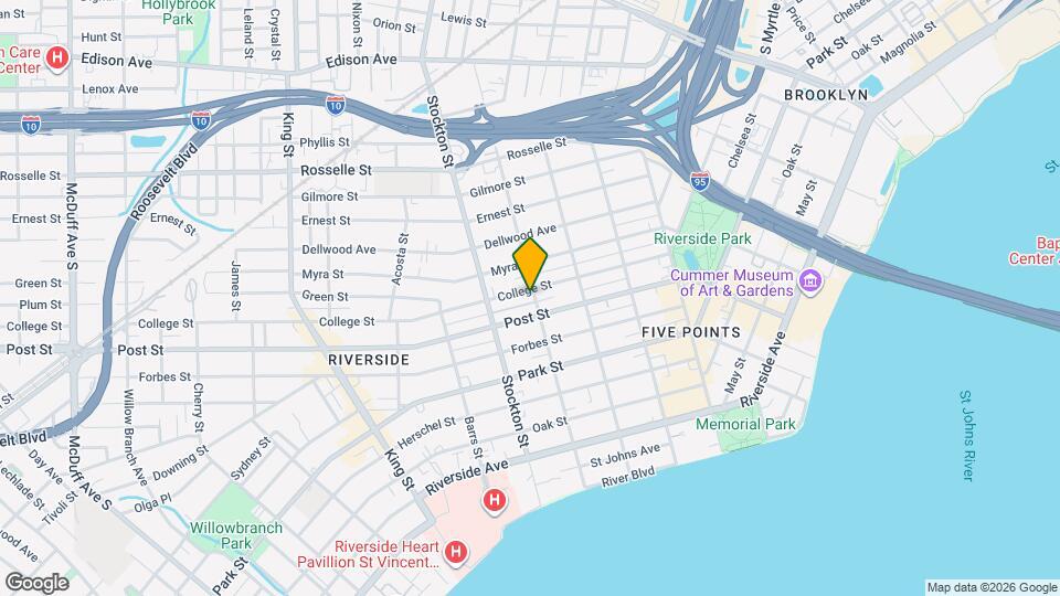 2302 College St Map and Location Details