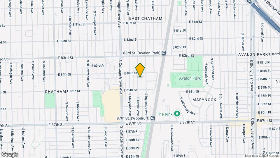 8421 S Drexel Ave Map and Location Details