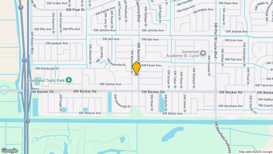 4522 SW Savona Blvd Map and Location Details