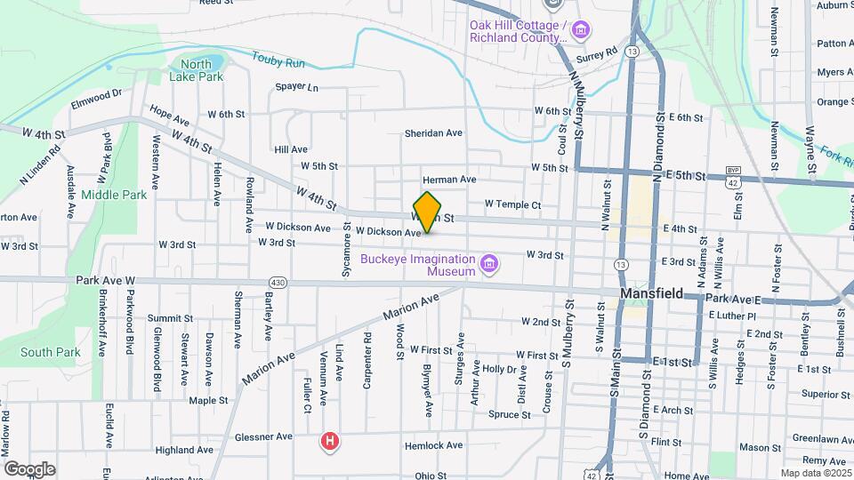 258 W 3rd St Map and Location Details