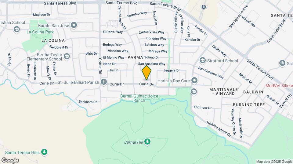 317 Curie Dr Map and Location Details