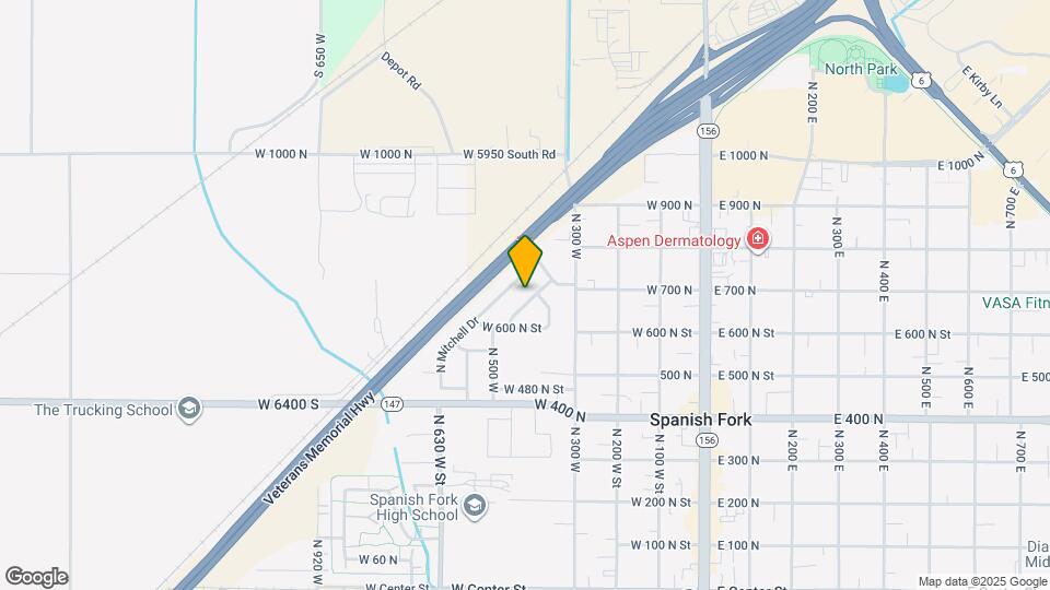 681 N Valley Dr Map and Location Details