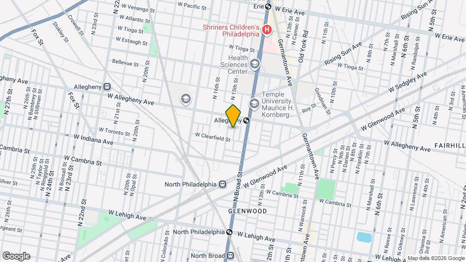 3130 N Carlisle St Map and Location Details