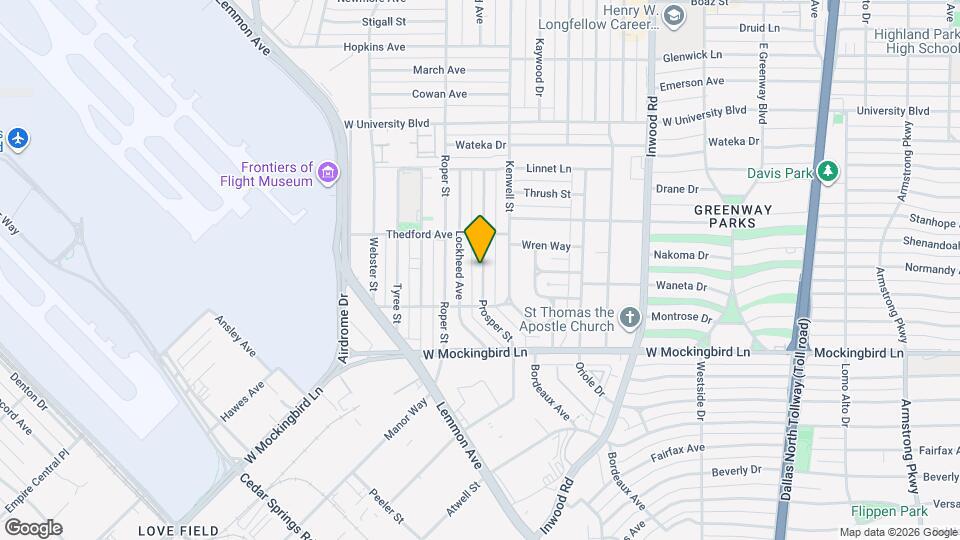 6637 Prosper St Map and Location Details