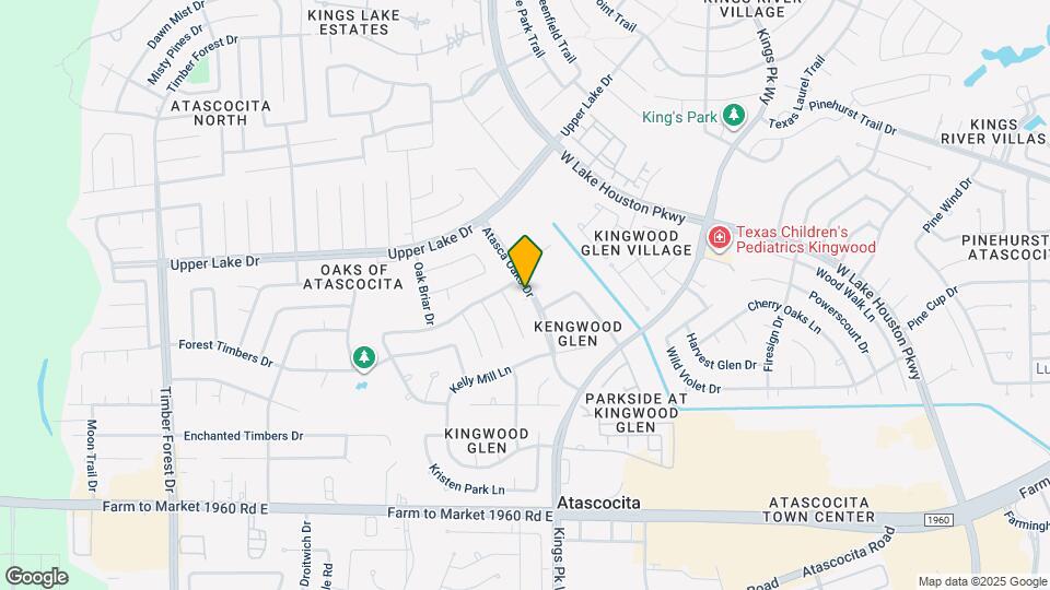19427 Atasca Oaks Dr Map and Location Details