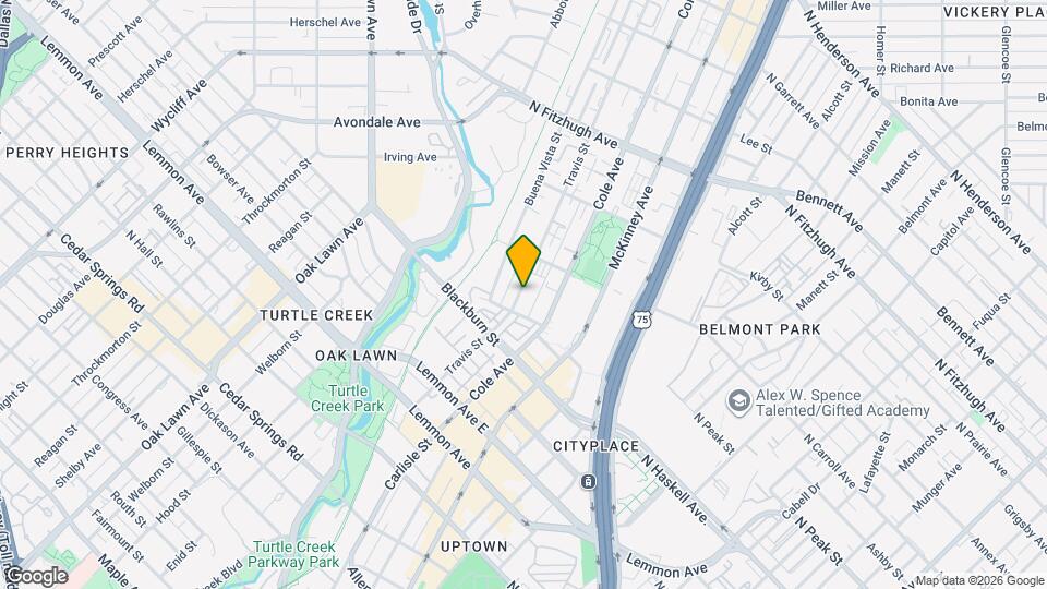 3936 Travis St Map and Location Details