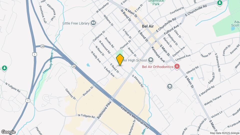 102 S Atwood Rd Map and Location Details