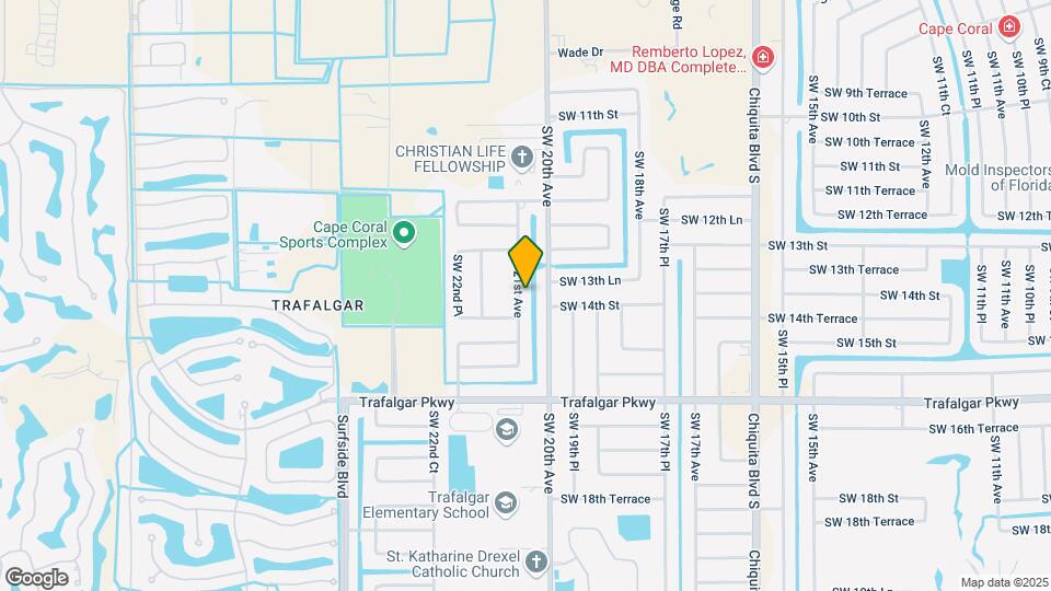 1329 SW 21st Ave Map and Location Details