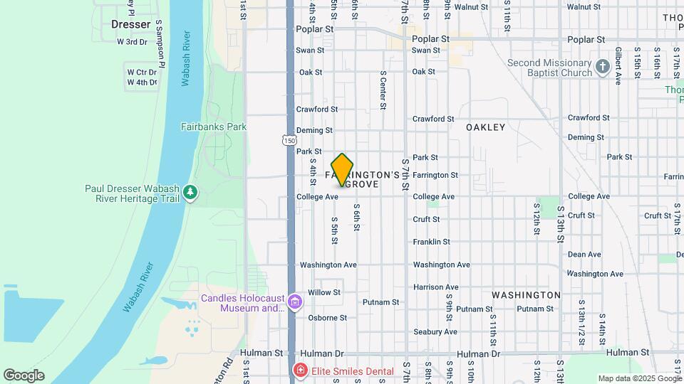 554 College Ave Map and Location Details