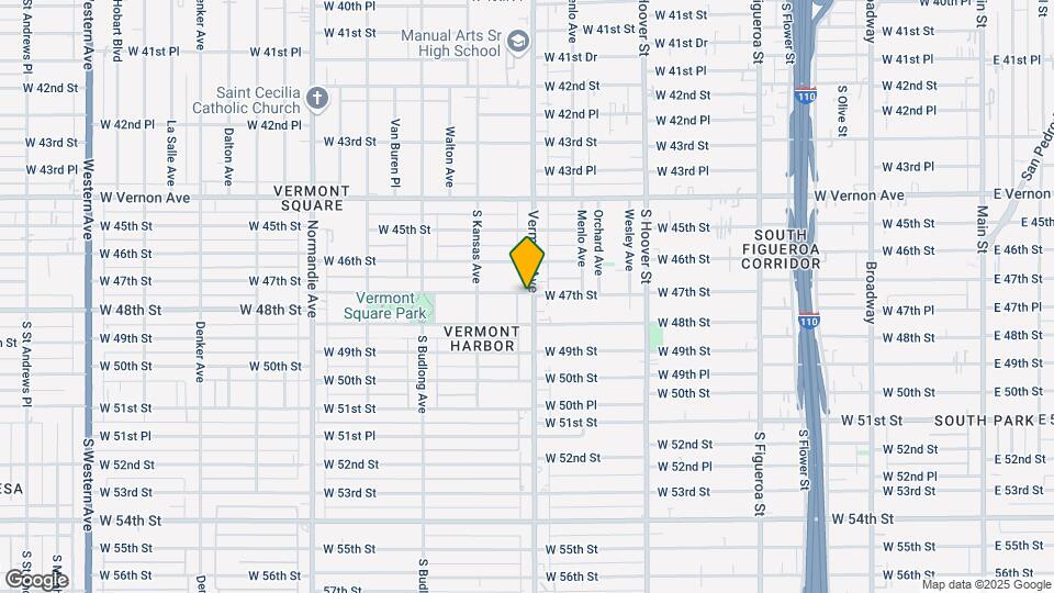 4701-4705 S Vermont Ave Map and Location Details