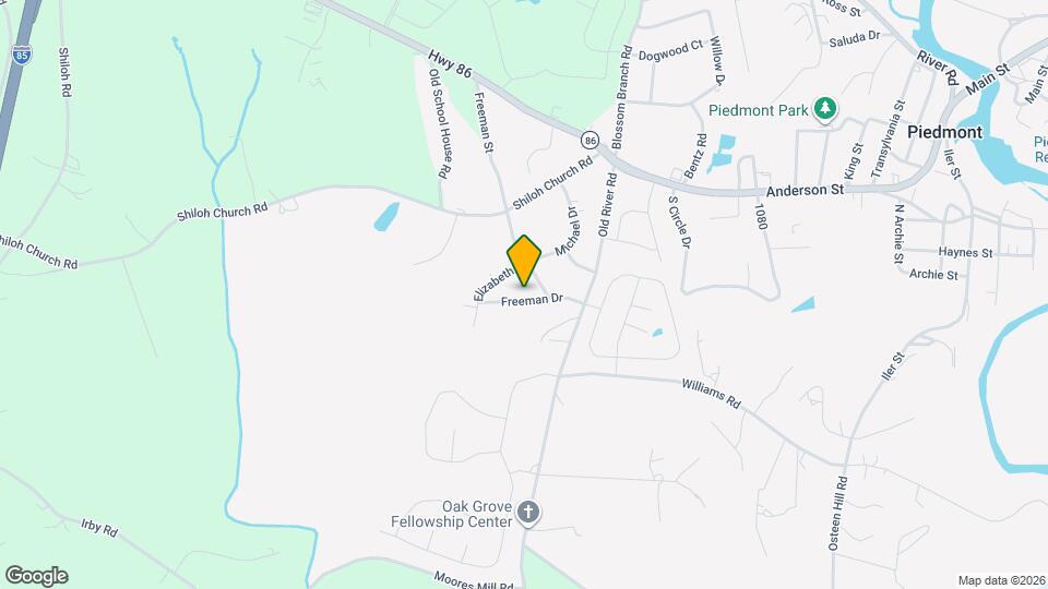 104 Elizabeth Dr Map and Location Details