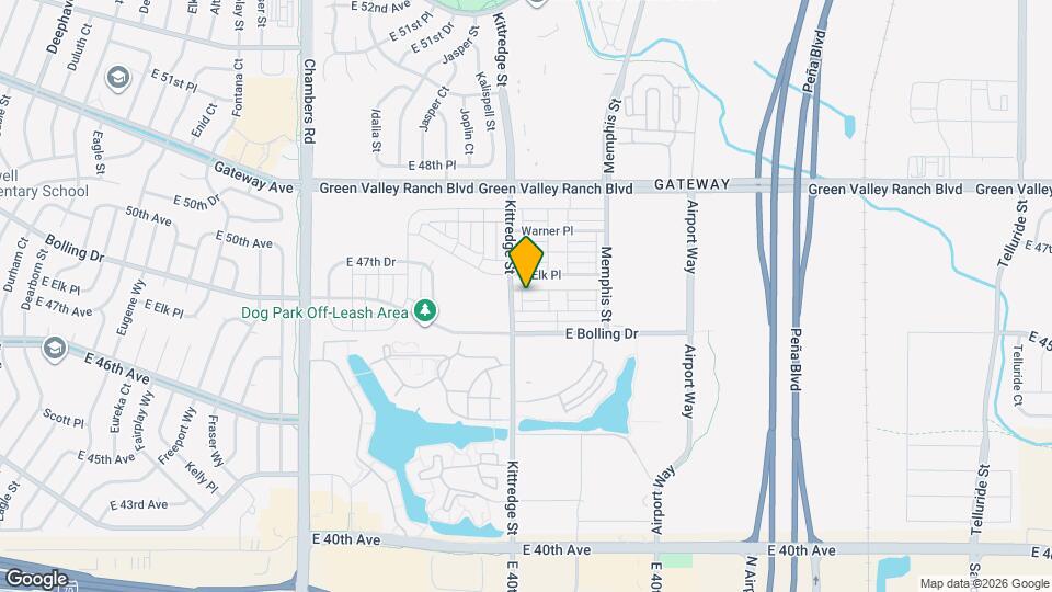 16018 E 47th Dr Map and Location Details