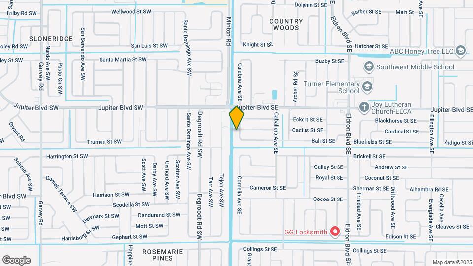 580 Calabria Ave SE Map and Location Details