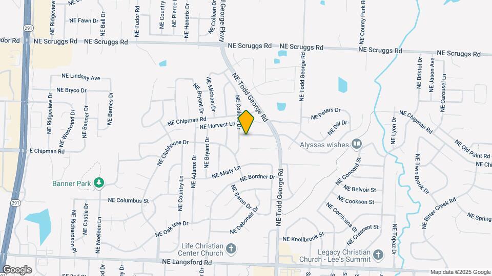 1701 NE Patterson Dr Map and Location Details