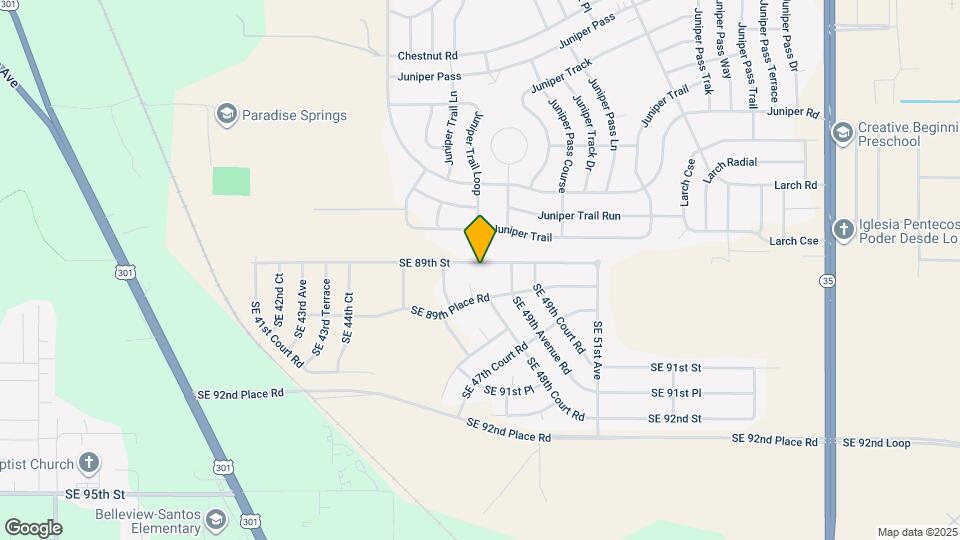4790 SE 89th St Map and Location Details