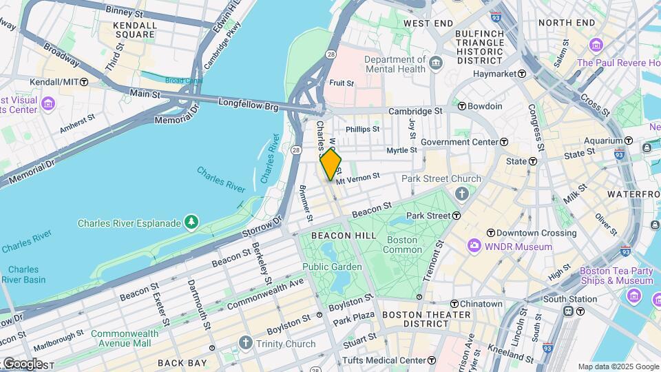 55 Charles St Mapa y Detalles de la Ubicación