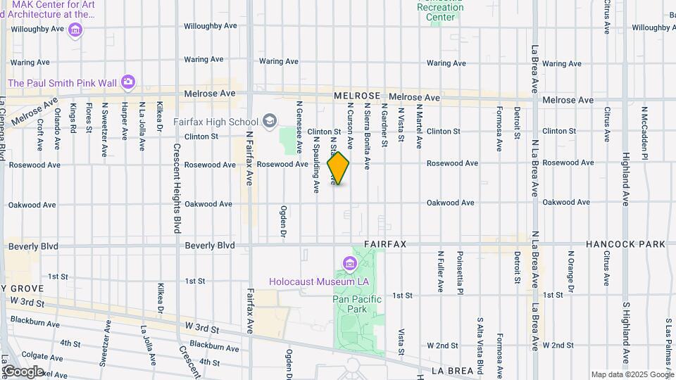 424 N Stanley Ave Mapa y Detalles de la Ubicación