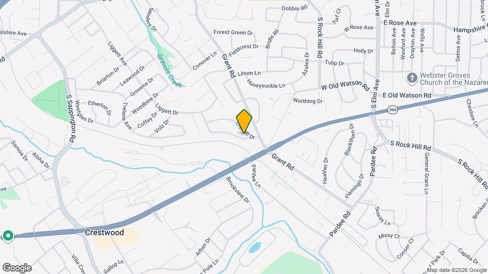 1722 Ridgewood Dr Map and Location Details