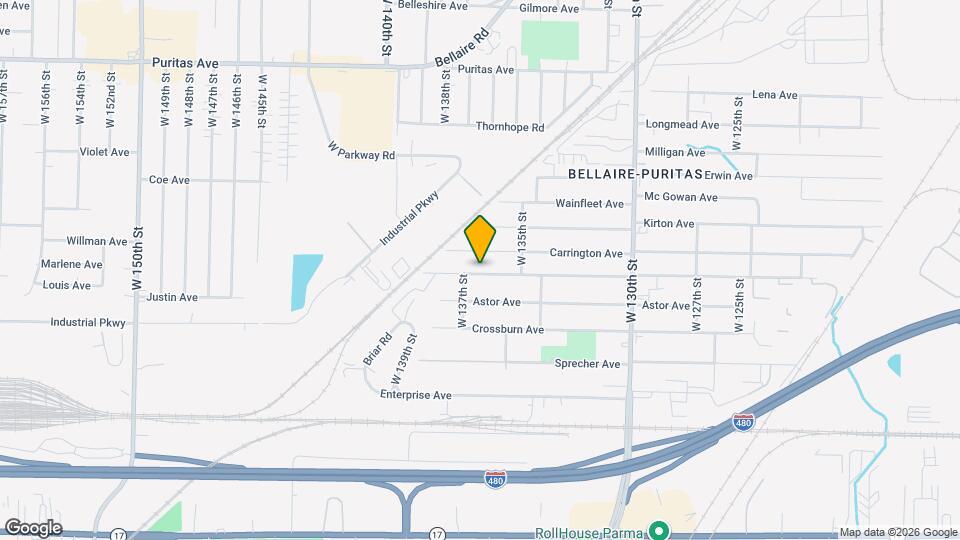 13612 Bennington Ave Map and Location Details