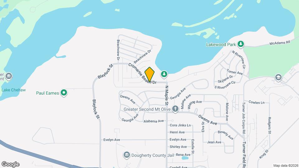 1404 Cromartie Beach Dr Mapa y Detalles de la Ubicación