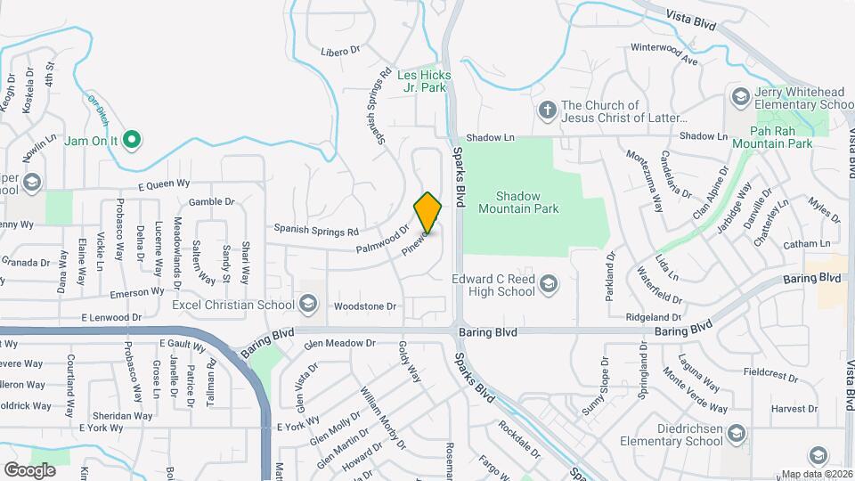 1055 Pinewood Dr Mapa y Detalles de la Ubicación
