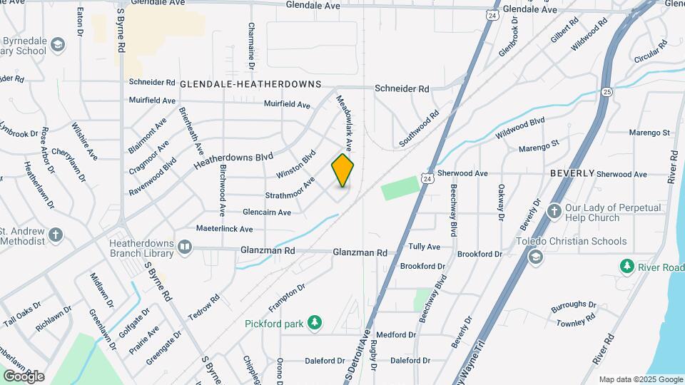 1944 Meadowlark Ave Map and Location Details