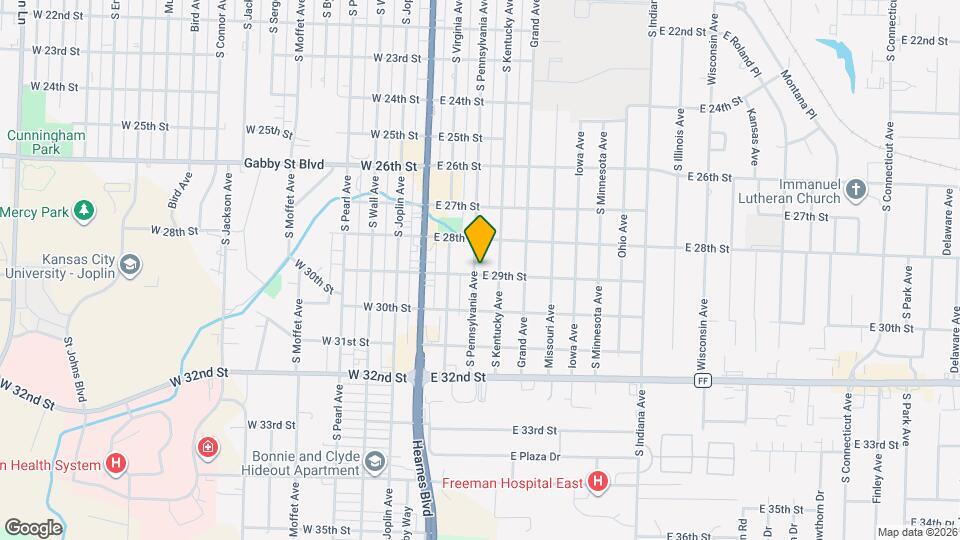 2825 S Pennsylvania Ave Map and Location Details