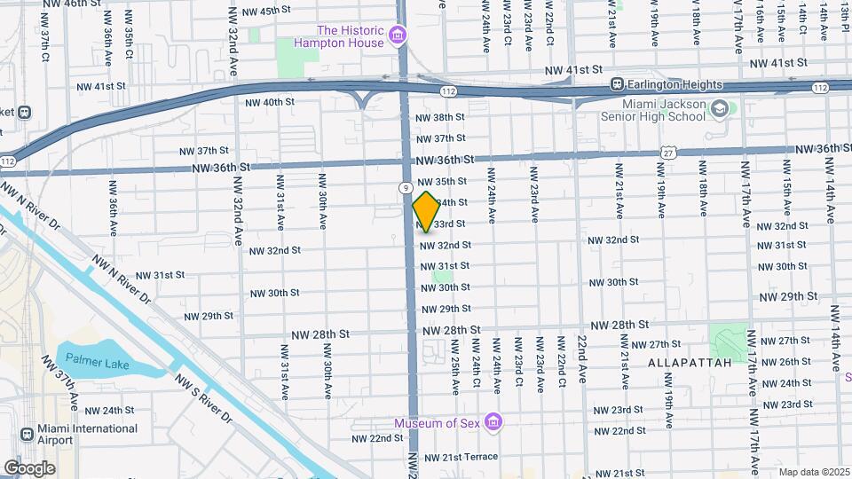2611 NW 32nd St Map and Location Details
