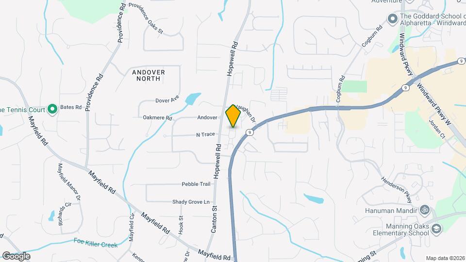 9103 Windrush Ln Map and Location Details