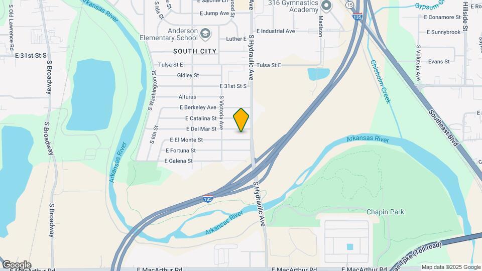 1606 E El Monte St Map and Location Details