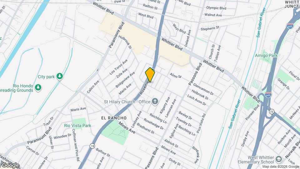 5332 Rosemead Blvd, Unit 2 Map and Location Details