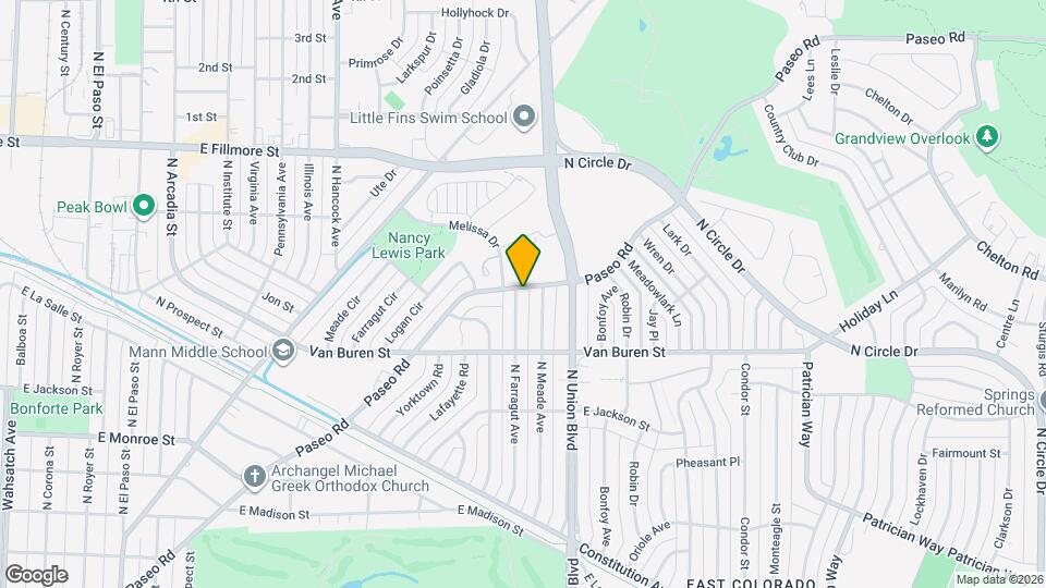 2619 Farragut Ave Map and Location Details