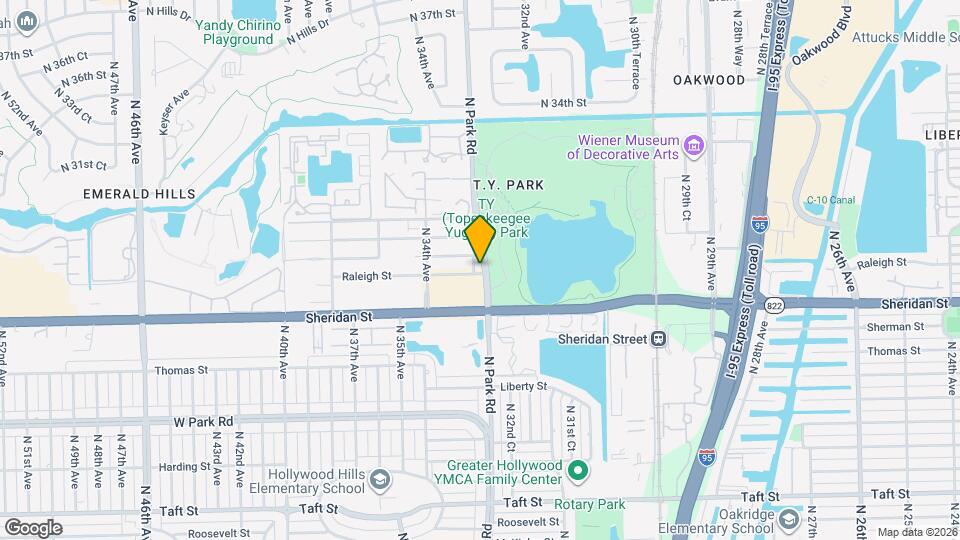 3301 Raleigh St Map and Location Details