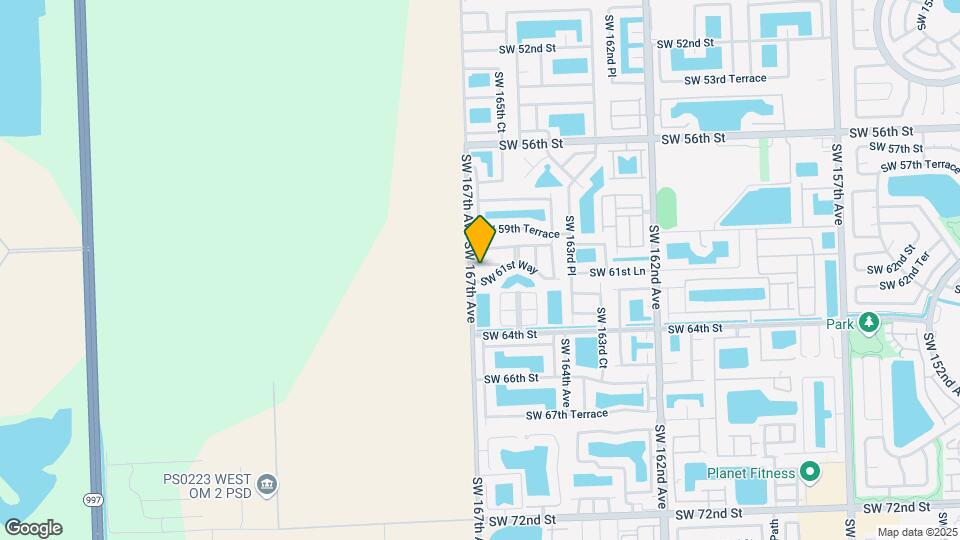16650 SW 61st Ln Map and Location Details