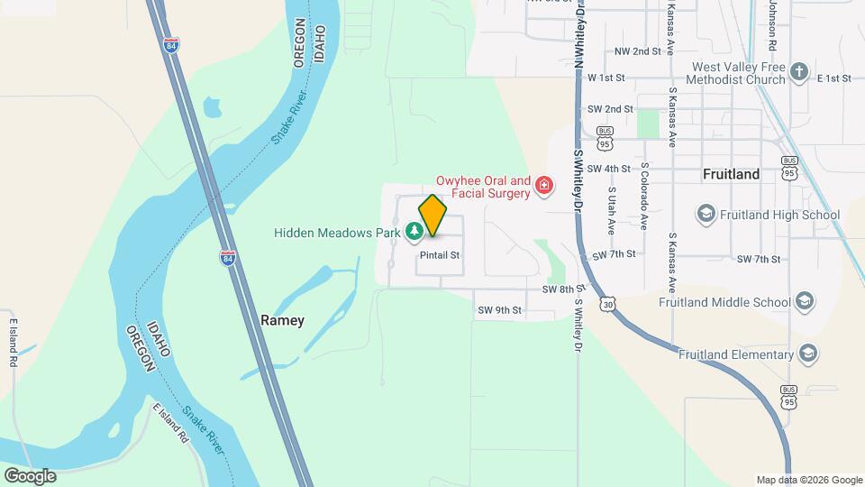 1100 Mallard St Map and Location Details