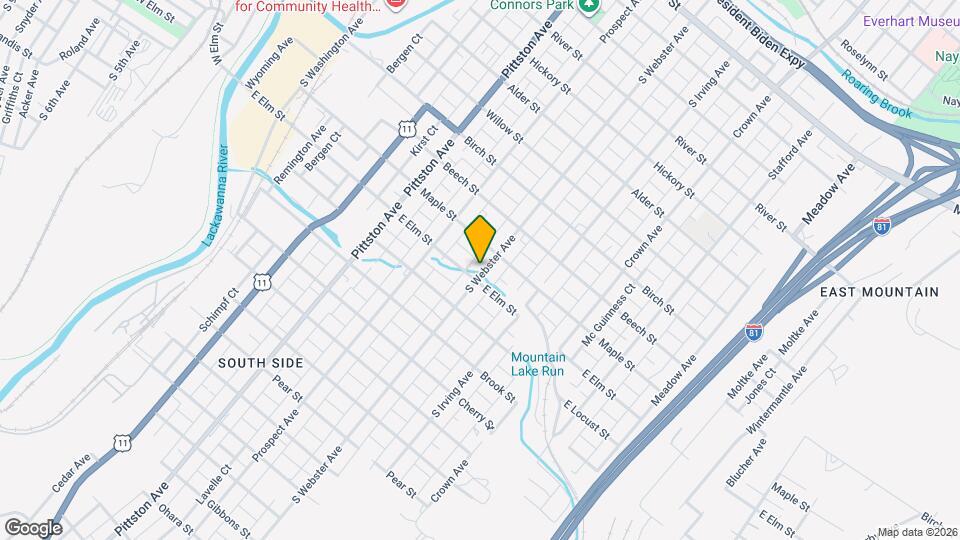 1024 S Webster Ave Mapa y Detalles de la Ubicación